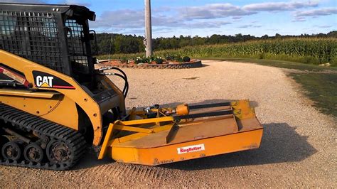 homemade brush hog for skid steer|brush mower attachment skid steer.